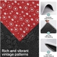 thumbnail image 3 of Red Christmas Snowflake Pattern Kitchen Rugs Sets Of 3,Kitchen Runner Rugs Non Skid Washable,Decorative Kitchen Floor Mats for Kitchen,Sink,Laundry,17"x30"+ 17"x47" + 17"x59", 3 of 6