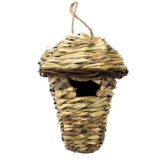 Product Bird Straw Handmade Woven Gourd Bird Garden For Outdoor Pet Bird