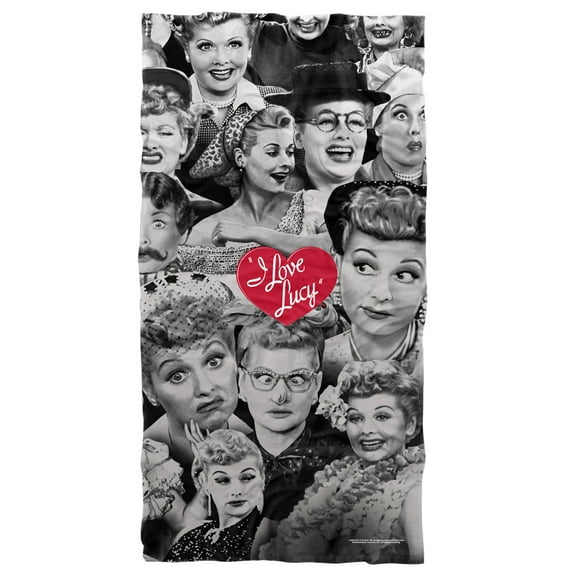 I Love Lucy Faces Officially Licensed Beach Towel 30' X 60'