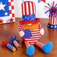 thumbnail image 3 of Win s Way Patriotic Long Leg Figurine 4th of July Decorations Long Leg Ornament Red White Blue Tabletop Decor Tiered Tray Shelf Sitter, 3 of 4