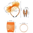 thumbnail image 3 of Moyic 1 juego de disfraces con guantes de red, ropa especial, suministros para fiestas de los años 80, accesorios de cosplay para clubes nocturnos, Kits de decoración para fiestas naranja Moyic HA060873-03, 3 of 6