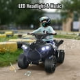 thumbnail image 3 of LAZY BUDDY 6V Ride on Toys for Toddlers 2-4,  4-Wheeler Quad ATV Play Car with 1.86MPH Max Speed, Rubber Handles, Pedal Accelerator, 3 of 10