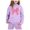 1-Purple2802, variant on WOYY Toddler Girl's Sweatsuits Soft Bow Hoodie Sweatpants Set Jogger Pants Outfits, Sizes 2-13