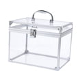 thumbnail image 2 of Runquan Acrylic Makeup Case Clear Crown Box Cosmetic Case for Dresser Vanity Counter, 2 of 8