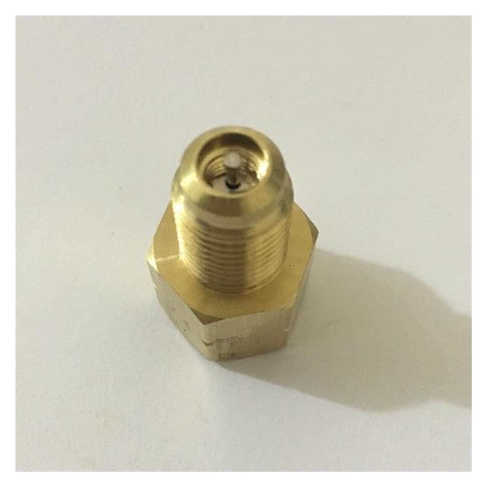 Refrigerant Brass Adapter,Female to Male Reverse Thread Fitting,Suitable for Storage Tank Cylinders