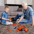 thumbnail image 2 of EeaseCA iBaseToy 45 Pcs Jouets d'Outils pour Enfants Jeu de Rôle pour Enfants Jeu d'Imitation Ensemble de Jouets Éducatif Apprentissage Trousse de Réparation, 2 of 8
