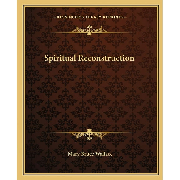 Spiritual Reconstruction (Paperback)