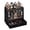 Leather, variant on Honiway Cologne Organizer for Men, Large Capacity Dustproof Cologne Holder with Drawer Storage Perfume Stand Organizer (Black)