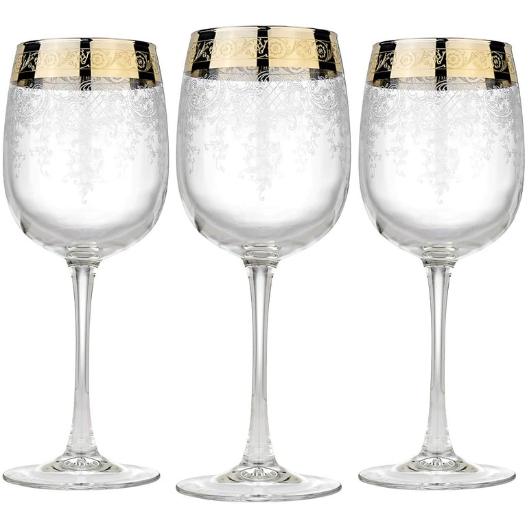 Elegant Modern Crystal Wine Glasses for Parties and Events - Set