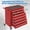 Red, variant on Tool Box,  7-Drawer Steel Rolling Tool Chest on Wheels for Workshop Garage, Black