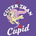 thumbnail image 2 of Junior's My Little Pony: Friendship is Magic Cuter Than Cupid  Graphic Tee Purple Small, 2 of 3