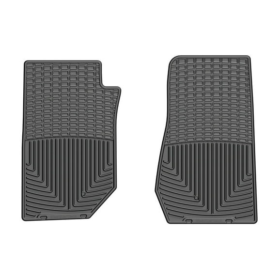 WeatherTech All-Weather Floor Mats compatible with Jeep Wrangler 2-Door, Wrangler Unlimited 4-Door - 1st Row (Driver & Passenger), Black