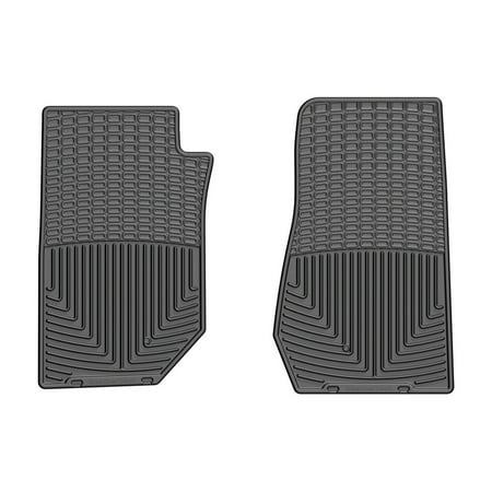 WeatherTech All-Weather Floor Mats compatible with Jeep Wrangler 2-Door, Wrangler Unlimited 4-Door - 1st Row (Driver & Passenger), Black