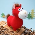 thumbnail image 5 of XIANXIAN Chinese New Year Plush Horse,2026 Standing Red Horse Plush,Chinese New Year Decorations 2026,New Years Gifts for Kids Girls Boys, 5 of 5