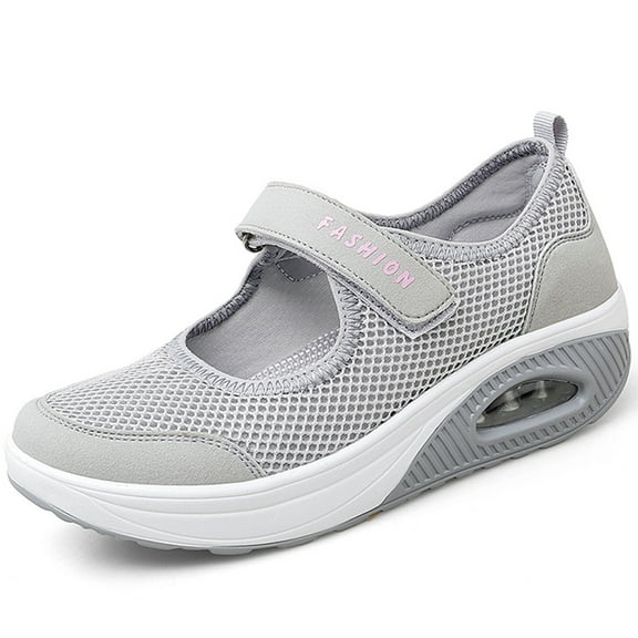 YOURDIARY Women's Air Cushion Walking Sneakers Comfortable Breathable Upper