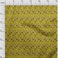 thumbnail image 2 of oneOone Polyester Lycra Fabric Leaves & Floral Block Print Sewing Fabric BTY 56 Inch Wide, 2 of 4