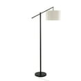 thumbnail image 6 of LumiSource Matte Black Metal, Natural Linen Casper 69" Metal Floor Lamp, 6 of 6