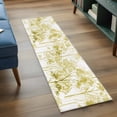 thumbnail image 3 of Runner Rug 2 x 6 Ft, Watercolor Forest Green Washable Non-Slip Floor Mat for Kitchen Hallway/Entryway, Abstract Art Modern Trees Long Kitchen Runner Area Rugs for Living Room, Low-Profile, 3 of 8