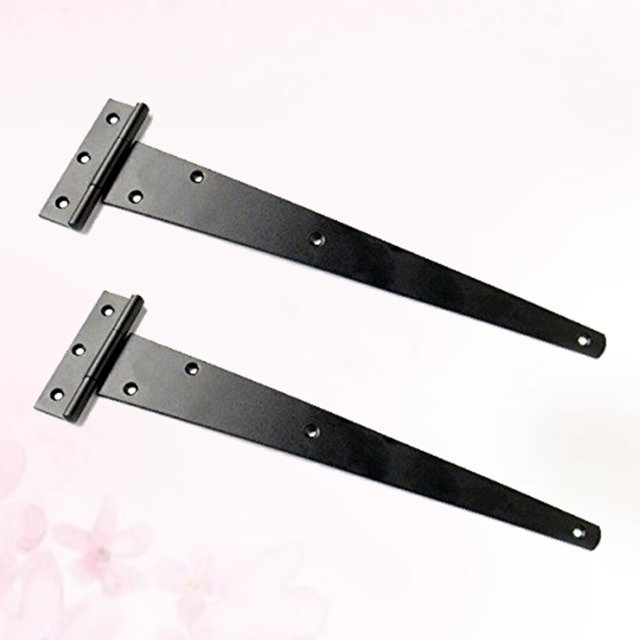IFANLANDOR 2Pack Light Duty Hinges for Doors and Cabinets Iron Black Suitable for Installation