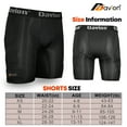 thumbnail image 6 of Davion Boys Youth Sliding Shorts with Cup 2-Pack Padded Compression Baseball Softball Athletic Cup Shorts with Cup Pocket Black&White XL, 6 of 6