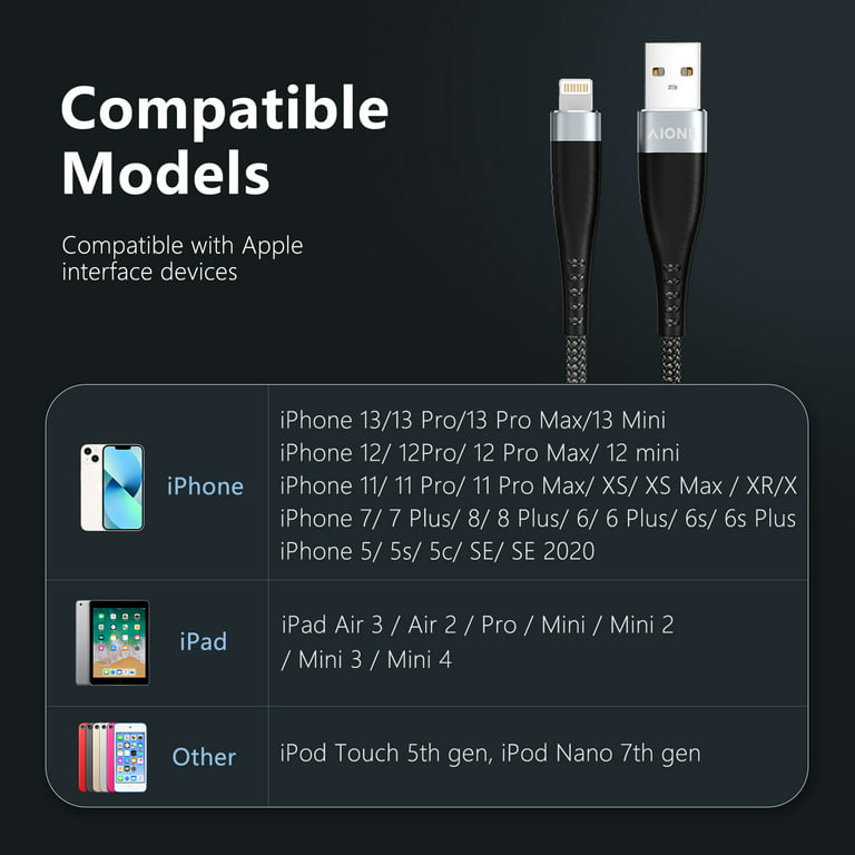 Cable Lightning USB Original iPhone 5 al Xs Max