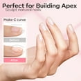 thumbnail image 2 of modelones Builder Nail Gel, 2 Pcs Cover Nude and Rose Pink Gel Builder for Thickening Apex Building 8-in-One Rubber Color Base Polish Strengthener Extension LED Lamp Cured 10 ml DIY Home Salon, 2 of 9