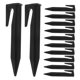 thumbnail image 5 of unbranded 100Ud Estacas Plásticas Negras Para Jardín Y Carpas Con Alta Durabilidad, 5 of 8