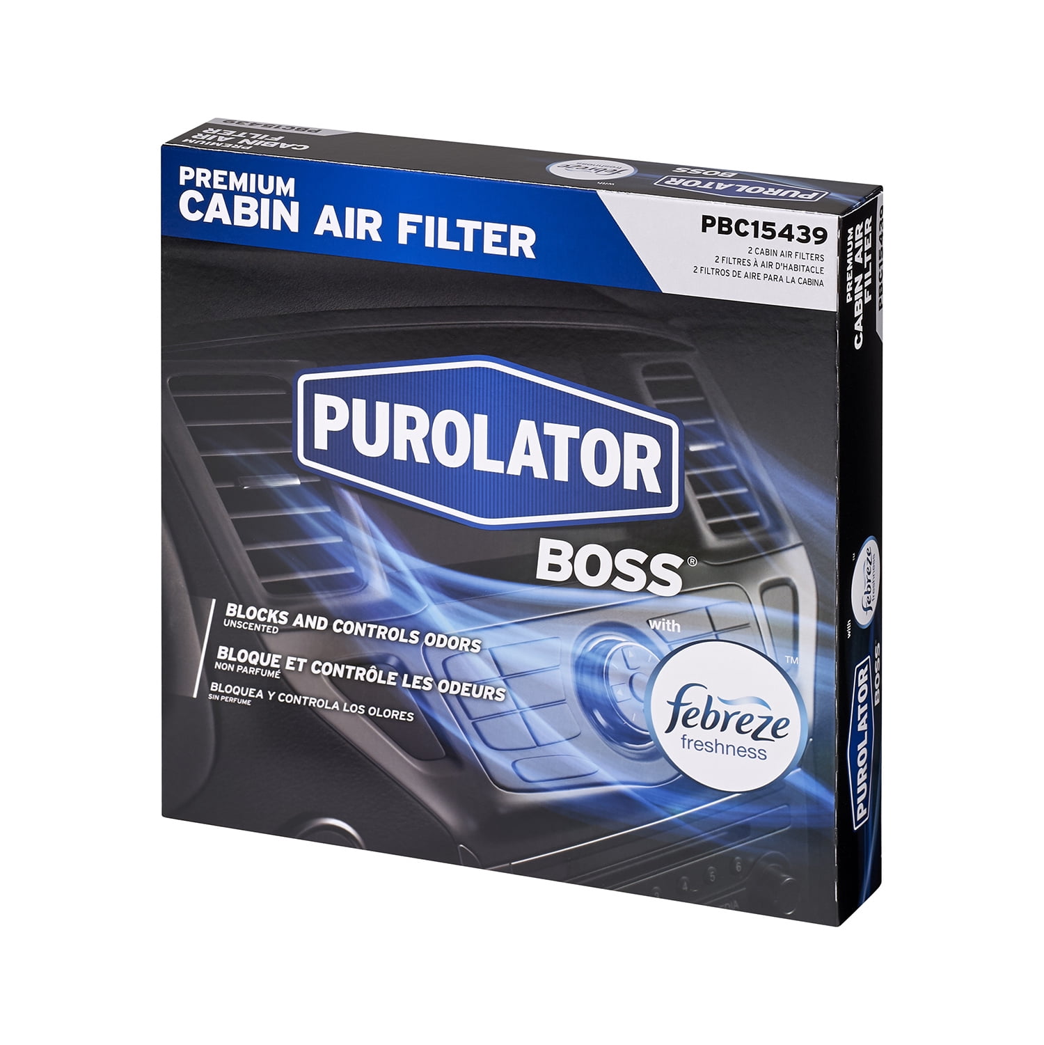 Purolator Cabin Air Filter with Febreze Freshness Purolator BOSS PBC15439 for Acura