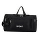 thumbnail image 1 of Bolsa de gimnasio para mujeres y hombres, ligera, multiresistencia, para entrenamiento. Negro, 1 of 9