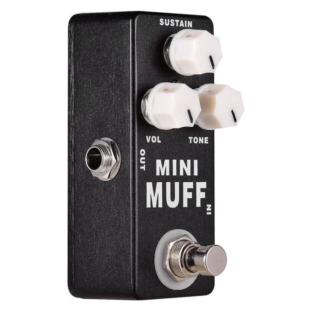 Pedal de efecto de guitarra eléctrica Mini Muff Fuzz Distortion