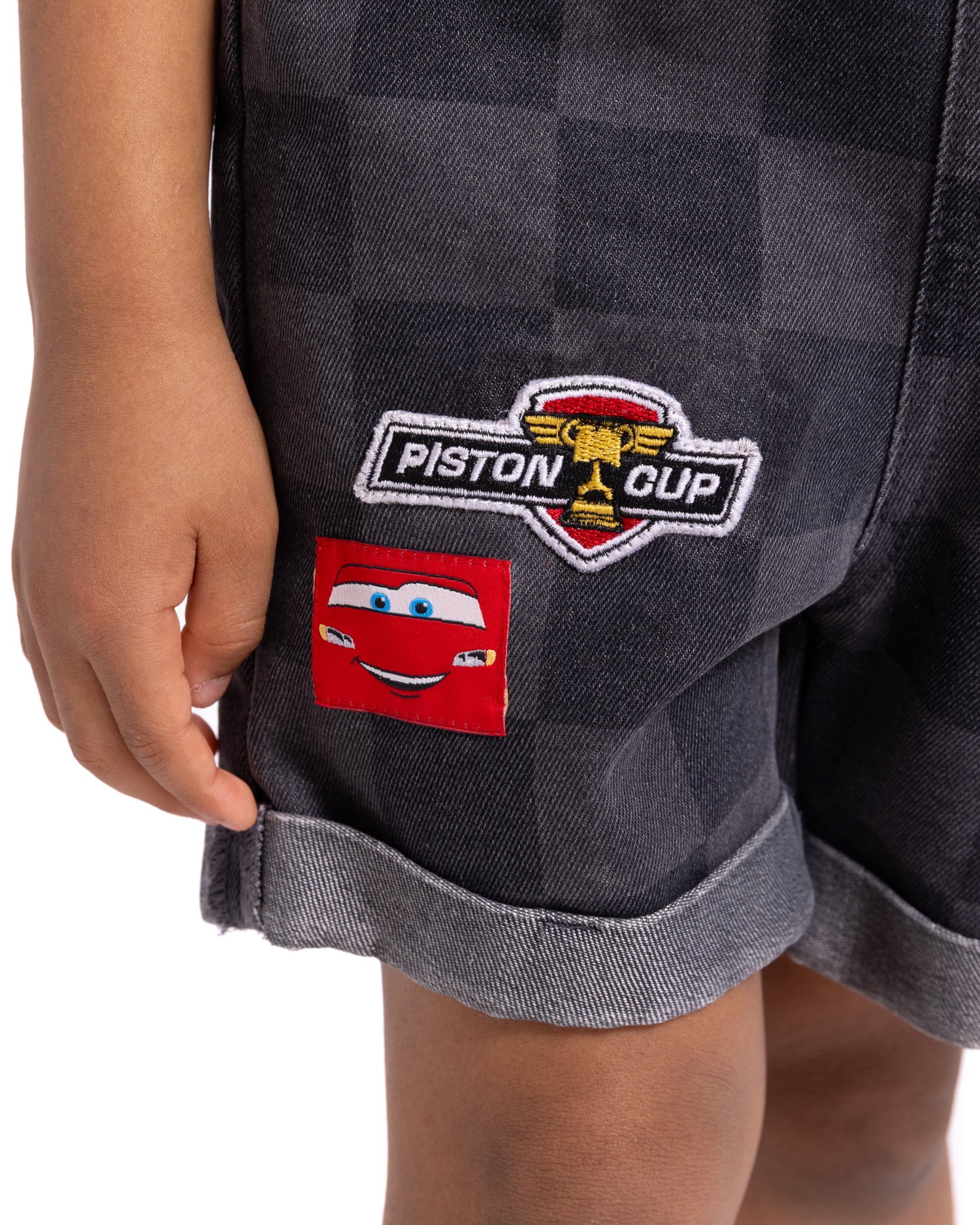 Pixar Cars Toddler Boys T-Shirt and Cotton Shortalls Set, 2 Piece, Sizes 12M-5T