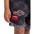 thumbnail image 5 of Pixar Cars Toddler Boys T-Shirt and Cotton Shortalls Set, 2 Piece, Sizes 12M-5T, 5 of 8
