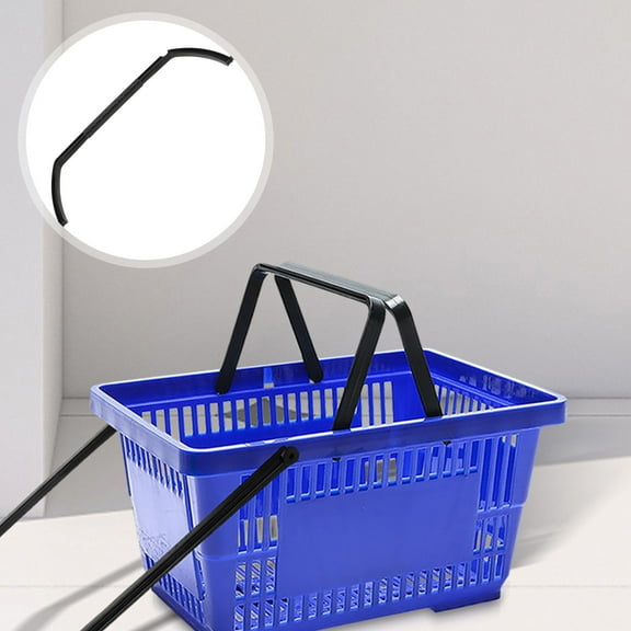 Hemoton Portable Trolley Shopping Basket Thickened Pull Rod Four-Wheel and Two-Wheel Options Accessories for Supermarket and Grocery Shopping