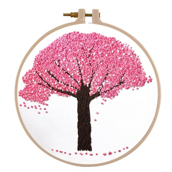 Handmade Embroidery Kit DIY Stitch Material Package Home Handwork Tool for Beginner Type A 2