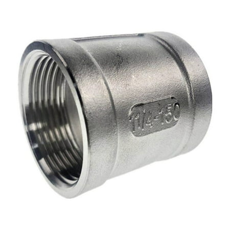 

5pcs 304 Stainless Steel Female Straight Jointer Pipe Connection Connector Fittings -------- Leak Free Connections