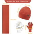 thumbnail image 6 of FZ FANTASTIC ZONE Mens Winter Warm Beanie Hats Long Scarf Neck Touchscreen Gloves Set Ribbed Knit Skull Caps Scarves Gloves for Women Man, 6 of 6