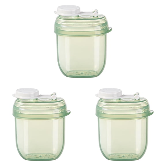 Cozival 3-pack Formula Container, On-the-Go Formula Container, Formula Dispenser, Airtight and Leakproof, Portable Milk Powder Storage for Travel