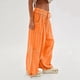 thumbnail image 5 of Pantalones Holgados Informales de Algodón para Mujer, de Pierna , con Costuras de Cordón y Bolsillos. Coral XXXL, 5 of 8