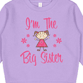 thumbnail image 3 of Inktastic The Big Sister Toddler Sweatshirt, 3 of 4