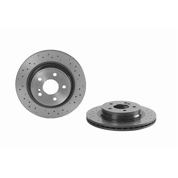 Brembo OE UV Coated Rear Rotor for Mercedes-Benz C-Class (Part #09.A760.1X)