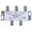 4-Outputs, variant on Coaxial Splitter 6-Way Bi-Directional 5-2300MHz Indoor/Outdoor Waterproof for RG6 RG59 Cable, HDTV & Satellite , Cables Direct Online