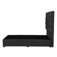 thumbnail image 3 of Recámara Individual Trinity Slip Negro con Cabecera + Box Base Cama, 3 of 8