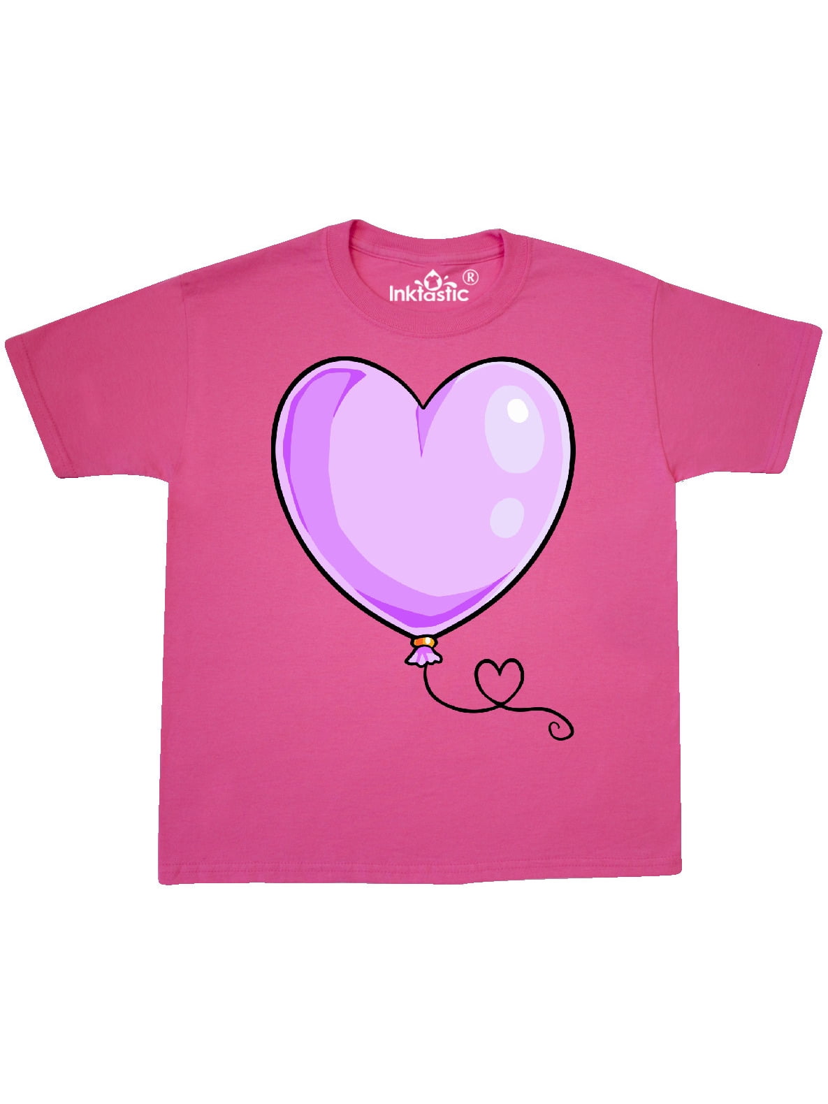 Inktastic Purple Balloon Heart Teen 