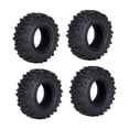 thumbnail image 4 of MERIGLARE 4 Pcs Pneus de Crawler 0.7 Pouces Pièces de Rechange Pneus en Caoutchouc pour Modèle SCX30 Crawler, 4 of 9