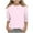 Pink, variant on TFEOQRY Children Girls' Fashion Pullover Shirts Polka Dot Printed 3/4 Sleeve Round Neck Tops Shirt