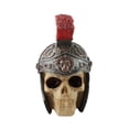 thumbnail image 3 of Inteprter Cráneo de resina creativo antiguo soldado esqueleto cabeza Guerrero cráneo cabeza modelo escultura decorativa estatua regalo para fiesta Decoración Inteprter HA011471-00B, 3 of 6