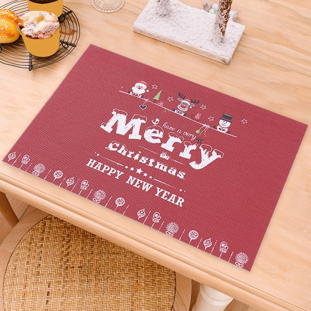 Christmas Placemats Western Placemats Kitchen Restaurant Placemats Insulated Placemats