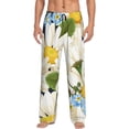 thumbnail image 2 of Kdxio Bees Collecting Nectar Print Men's Sleep Pajama Pant Lounge Pants with Pockets, 2 of 8
