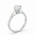thumbnail image 2 of Spot Jewel 1.8 Ct Round Cut Lab Created Diamond Engagement Ring – 14K White Gold Plated Solitaire Style – Elegant Ring for Women – A Cherished Gift for Her Forever Moments, 2 of 4