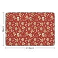 thumbnail image 5 of Red Christmas Gingerbread and Mitten Flannel Non Slip Door Rugs,Washable Door Mats Indoor,Decorative Door Mats,Dirt-Resistant and Absorbent Doormat for Entrance,Bedroom,Kitchen,Bathroom,23.5"x16", 5 of 5